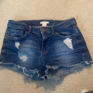 H&M Ripped Jean shorts